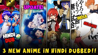 3 New Hindi dub Anime confirmed 🥰 Haikyuu movie India Release date Weekly anime news [upl. by Faria]