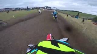 GoPro Gautier Paulin FIM MXGP 2016 RD11 Matterley Basin United Kingdom Moto 1 [upl. by Enirhtak]