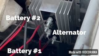 Dual Battery Isolator installation [upl. by Tooley]