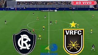 REMO X VOLTA REDONDA  AO VIVO COM IMAGENS DO BRASILEIRÃO SERIE C  ASSISTA AGORA  JOGO DE HOJE PES [upl. by Zabrine959]