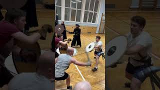 Doge sword 🐶  training sword swordfighting larp larper larping foam fight weapons [upl. by Ahsiet977]