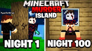 Surviving 100 Nights on a Minecraft Murder Island heres what happened [upl. by Elag]