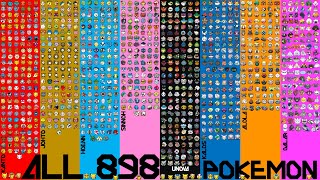 All 898 Pokémon [upl. by Simona]