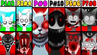 All Phases in Incredibox Sprunki Phase 2 VS Phase 3 VS Phase 4 VS Phase 5 VS Phase 6 VS Phase 710 [upl. by Ahael]