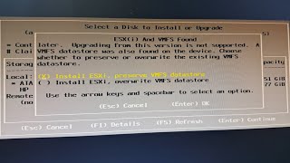 Esxi 7 Hypervisor installation process [upl. by Lasyrc]