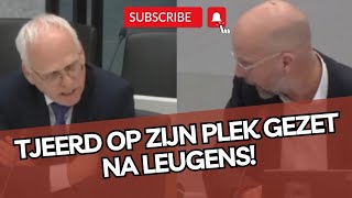 Minister zet Tjeerd de Groot op zijn PLEK na LEUGENS [upl. by Iknarf]