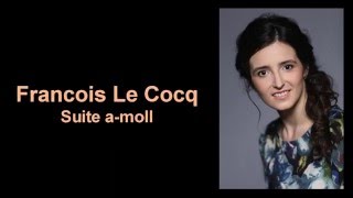 Francois Le Coсq  Suite for baroque guitar Marina Belova [upl. by Anes308]