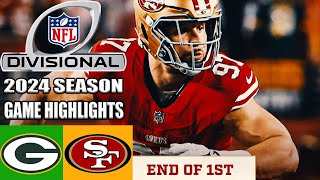 Green Bay Packers vs San Francisco 49ers NFC Divisional Playoffs FULL GAME  NFL Highlights 2024 [upl. by Waxler144]