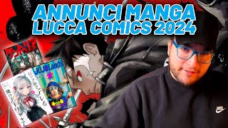 ANNUNCI MANGA LUCCA COMICS 2024 [upl. by Henry]