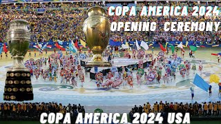 WOW Copa America 2024 Opening Ceremony USA Images [upl. by Etnaid804]