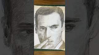 Graphite Pencil drawing sketch shorts shortvideo artist art [upl. by Aicinet]