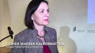 Staatsratspräsidentin Esther WaeberKalbermatten über das kantonale Raumplanungsgesetz [upl. by Halyak575]