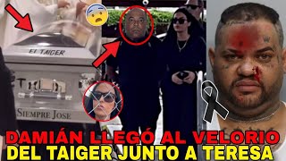 Mira cómo llega Damián al Velorio del Taiger😨 Mira su cuerpo Teresa y manager lo despidieron😱 [upl. by Oirasor]