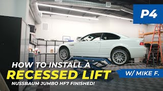 How to Install a Recessed Lift with Mike F Part 4  Nussbaum Jumbo HF7 Finished [upl. by Idnaj]