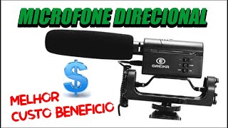 Microfone direcional Greika GKSM10 Review Bom e Barato ProduçãoAudiovisual [upl. by Mutua]