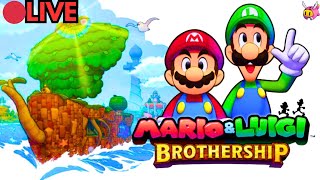 Mario and Luigi Brothership LIVE Gameplay part 2 [upl. by Sabas672]