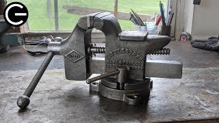 No Paint Restoration Littlestown Bench Vise No 25 [upl. by Nylaj]