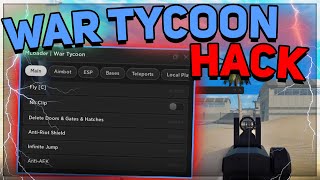 INSANE War Tycoon Script Hack Exploit GUI Auto Farm Money Aimbot Infinite Money amp MORE [upl. by Arlee160]