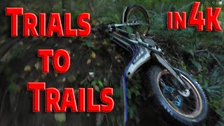 Riding a TRIALS bike as a normal dirt bike [upl. by Yunick]