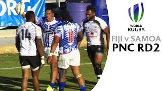 Samoa v Fiji  PNC Tries amp Highlights [upl. by Ayekam]