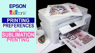 Setting Up the Printing Preferences for Sublimation Printing  Mirror Mode for Sublimation Printing [upl. by Alah783]