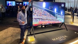 New 8K Sony TVs for 2020  Sony Z8H 8K HDR Sony A8H 4K OLED CES 2020 [upl. by Cailean319]