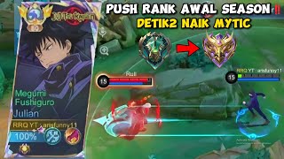 Push Rank Awal Season Pake Julian Otw Kejar Global  Mobile legends [upl. by Cheshire]