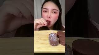 Eating dessert special cookies chocolate peanuts delicious 4 [upl. by Sachsse]