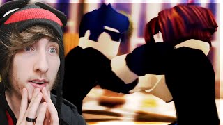 KreekCraft Reacts to THE BACON HAIR 3 The Guests  Roblox Movie by Oblivious [upl. by Furnary]