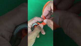 Simple and useful rope skill you should know  Trilene Knot knot easyknot shorts [upl. by Irtak]