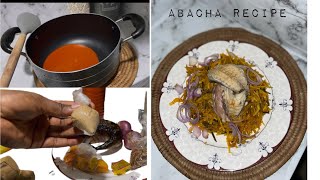 How To Make Abacha  Easy Abacha Recipe [upl. by Disario434]