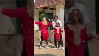 He saved her at the end😂😅 india dance dancechallenge travel shorts [upl. by Ierna]