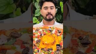 Dominos vs Homemade Volcano Pizza  Volcano Pizza Recipe  shorts pizzarecipe pizza recipe [upl. by Chemesh]