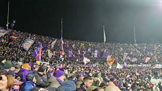 Fiorentina 2 Udinese 2 14 Gennaio 2024 curva Fiesole [upl. by Assilen591]