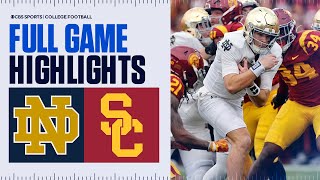 No 5 Notre Dame vs USC FULL GAME HIGHLIGHTS  Big Ten on CBS [upl. by Nylitsirk]