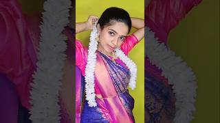 Grwm for TempleSaree Get ready traditional saree saree getreadywithme trendingnow pushpa2 [upl. by Conley132]