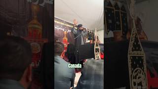 Canada majlis zakir Waseem Abbas baloch Lalian majlis live canada kinghussein gcccrisis almarai [upl. by Ainelec385]