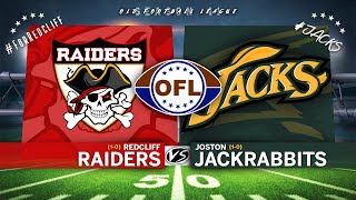 OFL S41 W1 RedCliff Raiders  Joston Jackrabbits Highlights [upl. by Thinia906]