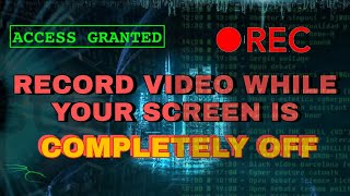 Hidden video Recorder Spy Camera  record while screen is completely off Android  Third eye [upl. by Atal]