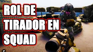 CÓMO es ser TIRADOR DESIGNADO en SQUAD [upl. by Tiphani]