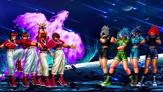 KOF Mugen Chris Team vs Leona Heidern Team [upl. by Alfredo]