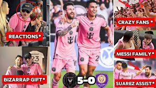 🤯Argentina BizarrapMessi FamilyFans Reactions to Messi Brace Goals [upl. by Radec]