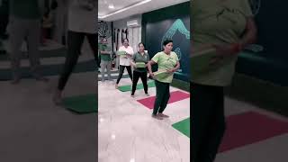 Aerobics steps with blocks aerobicexercise [upl. by Anoyet]