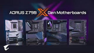 AORUS Z790 X Gen Motherboards  X Gen for Next Gen  Official Trailer [upl. by Antonina]