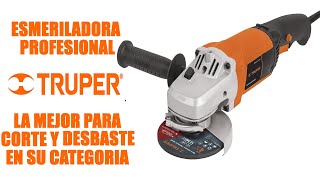 ESMERILADORA PROFESIONAL TRUPER DE 1200 WHATS [upl. by Enaile]