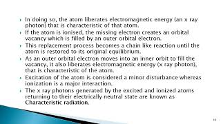 Physics of Ionization Radiation And Production of X rays [upl. by Mullen337]