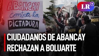 quot¡DINA ASESINAquot ciudadanos de ABANCAY PROTESTARON contra DINA BOLUARTE  LR [upl. by Brnaby]