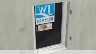 JELDWEN Flush Fin or Windowmaster EZ Frame Vinyl Window Installation [upl. by Nuarb]