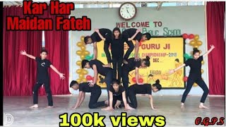 Sport day dance on Kar har maidan fateh songSanjuRanbir KapoorDooms Dance Academy [upl. by Suoinuj]