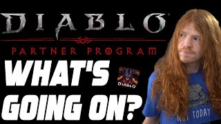 Whats Happening To The Diablo Immortal Partner Program [upl. by Rockwood]